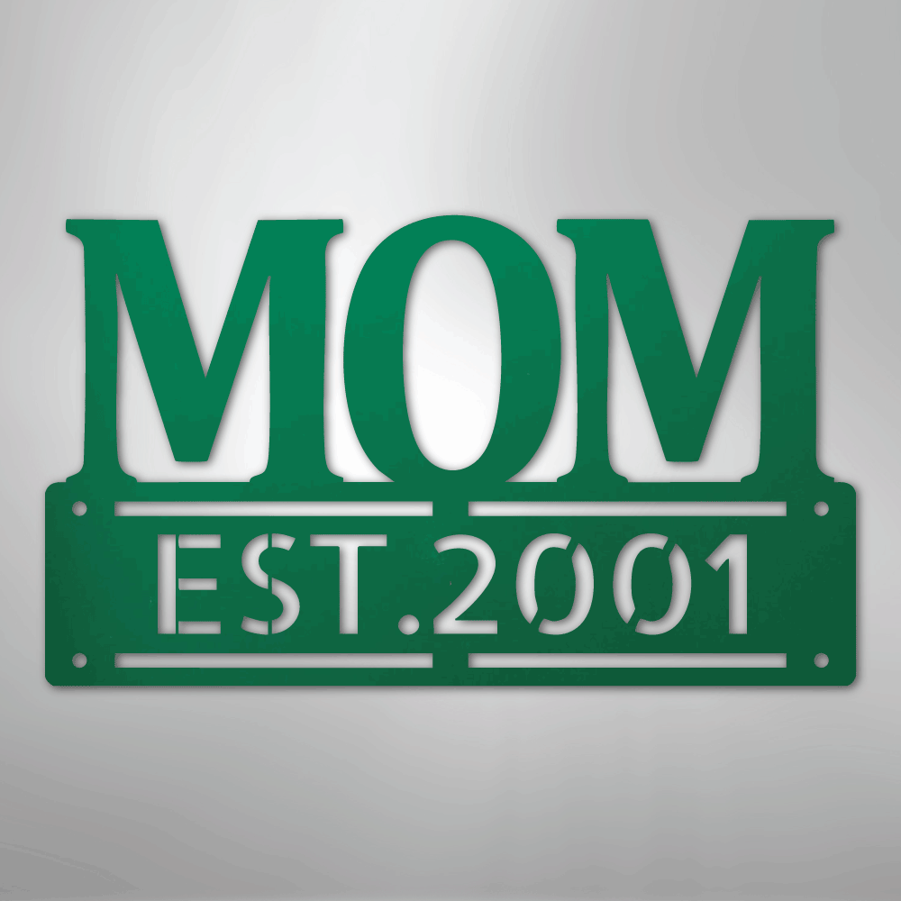 Kate McEnroe New York Personalized Mom Metal Wall Art, Mother&