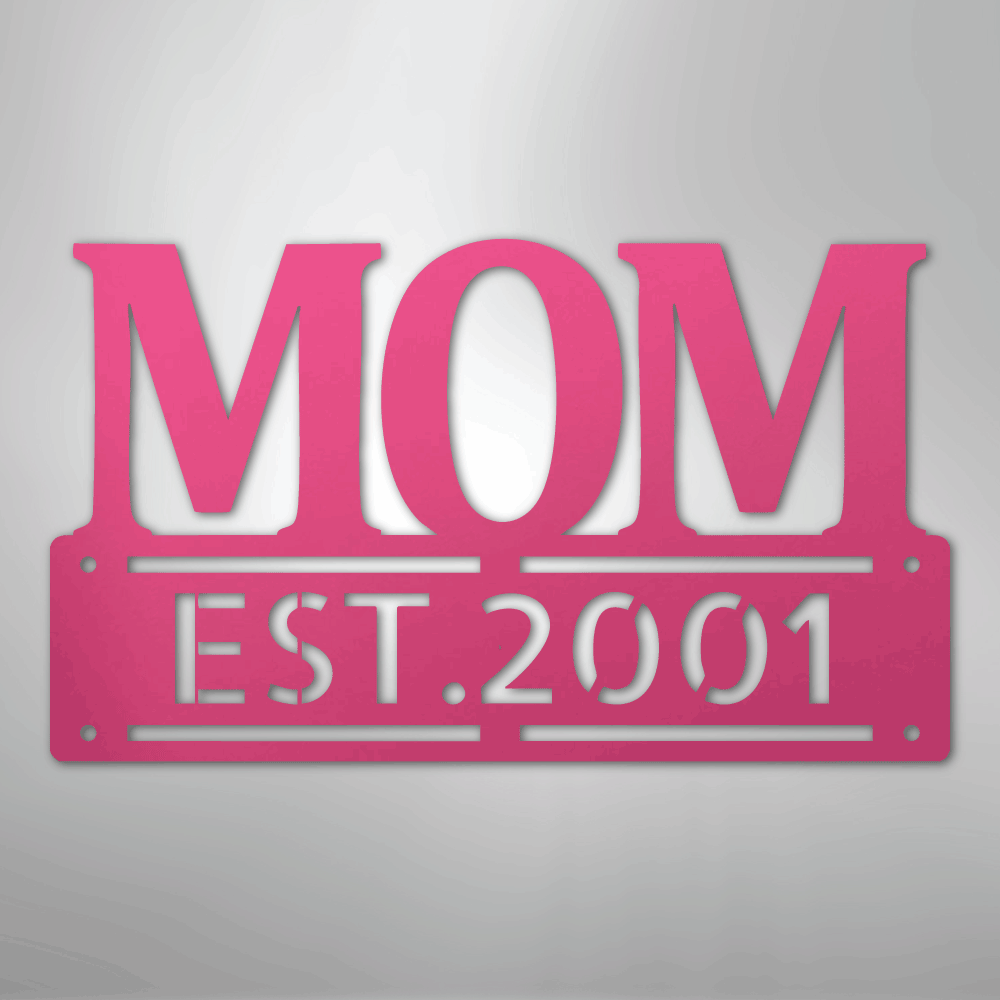 Kate McEnroe New York Personalized Mom Metal Wall Art, Mother&