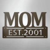 Kate McEnroe New York Personalized Mom Metal Wall Art, Mother&