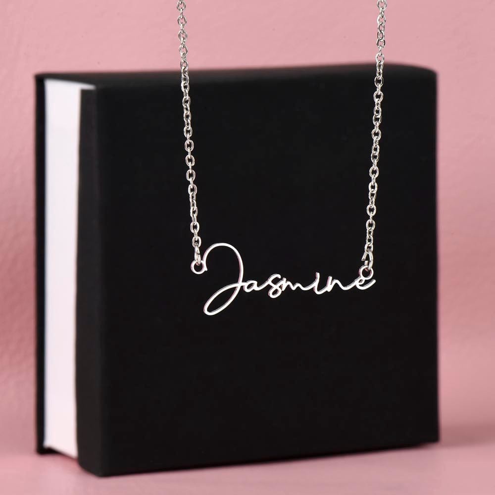 Kate McEnroe New York Personalized Signature Name Necklace Necklaces