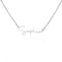 ShineOn Fulfillment Personalized Signature Name Necklace Jewelry Polished Stainless Steel / Standard Box SO-11016223