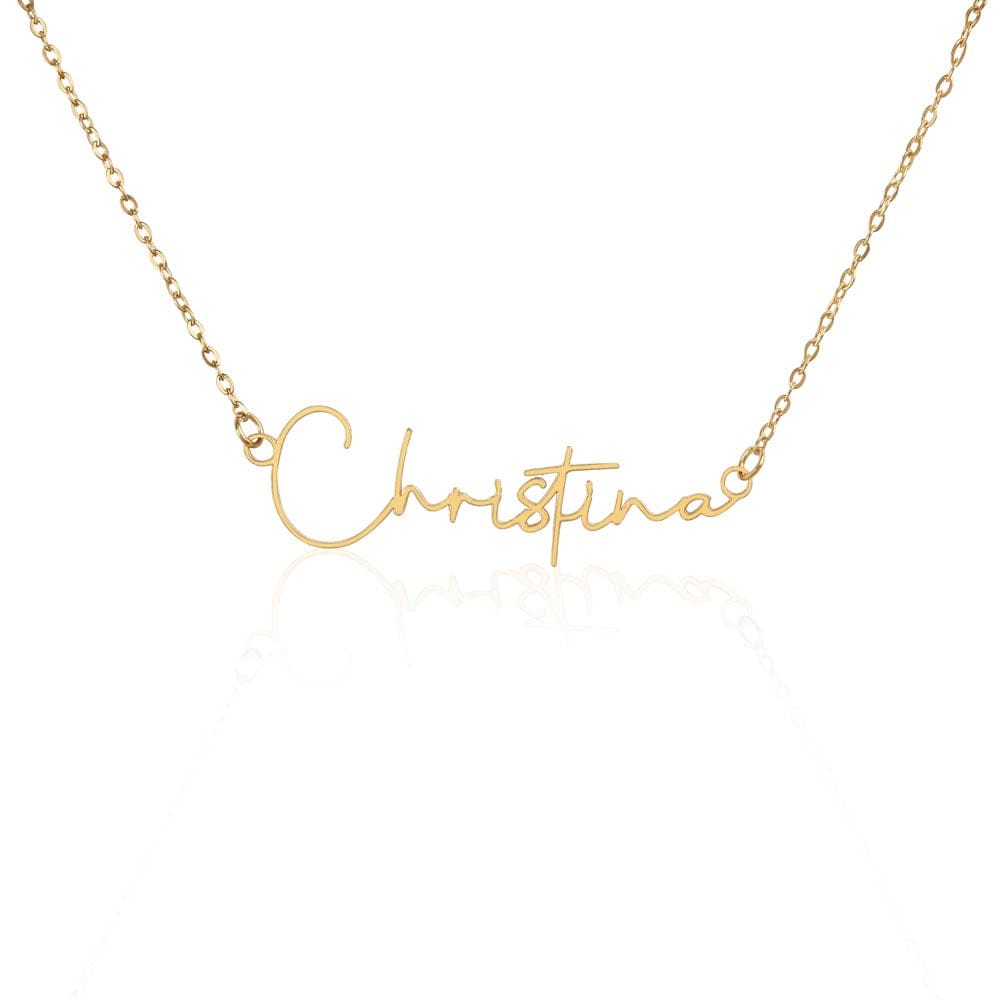 Kate McEnroe New York Personalized Signature Name NecklaceNecklacesSO - 11016225