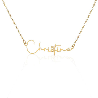 Kate McEnroe New York Personalized Signature Name NecklaceNecklacesSO - 11016225