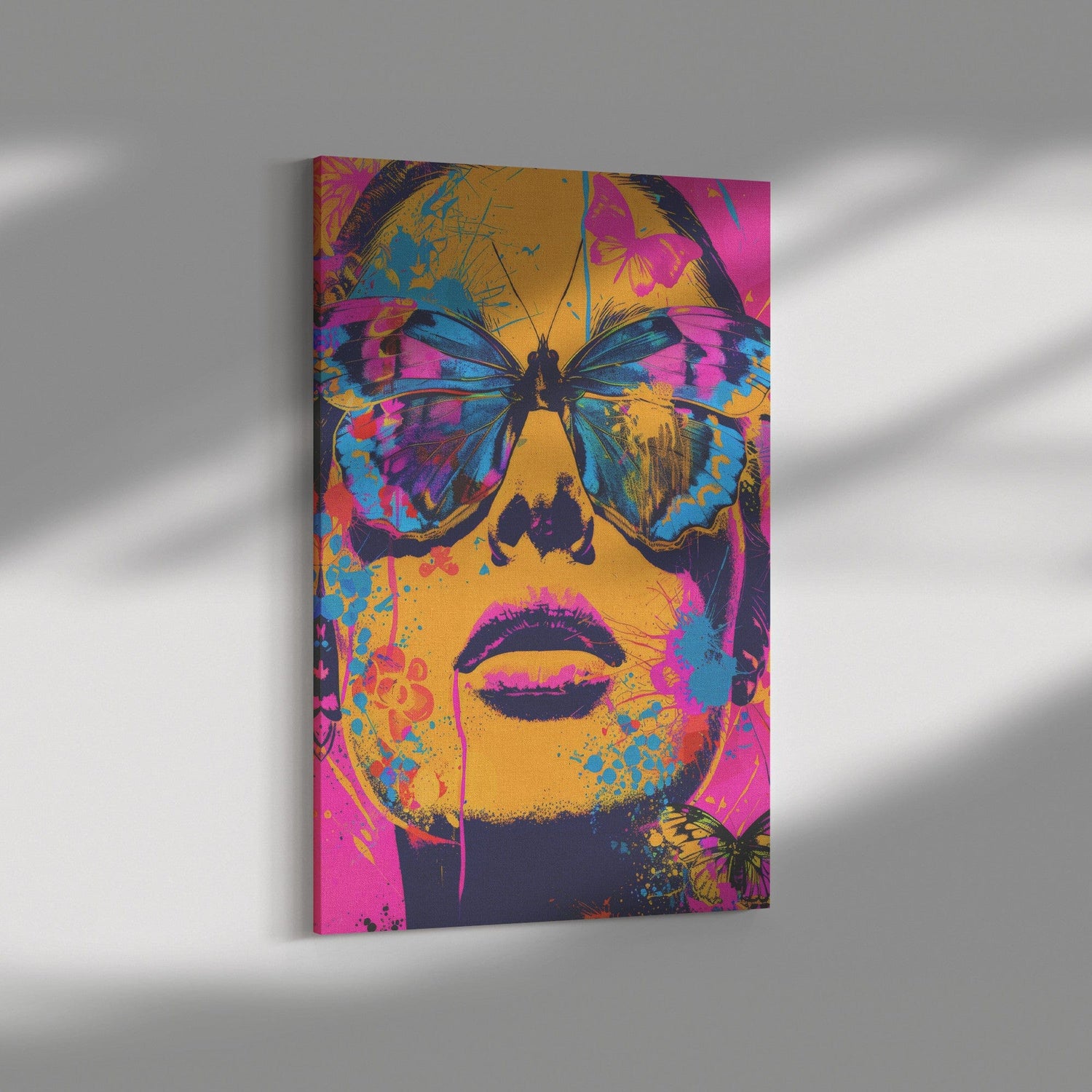 Kate McEnroe New York Psychedelic Butterfly Vision Pop Wall Art CanvasCanvas Wall Art139004