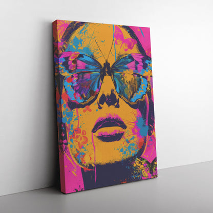 Kate McEnroe New York Psychedelic Butterfly Vision Pop Wall Art CanvasCanvas Wall Art139004