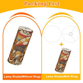 Kate McEnroe New York Psychedelic Owl Mushroom Drum Lampshade, Retro 1970s Boho DecorLamp Shades6G3JpSW14A