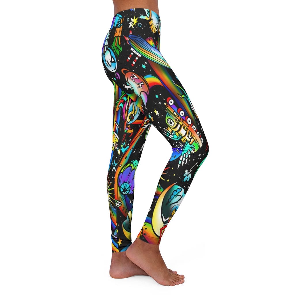Kate McEnroe New York Psychedelic Space Leggings Leggings 2XL / Automatically matched to design color 3453850103