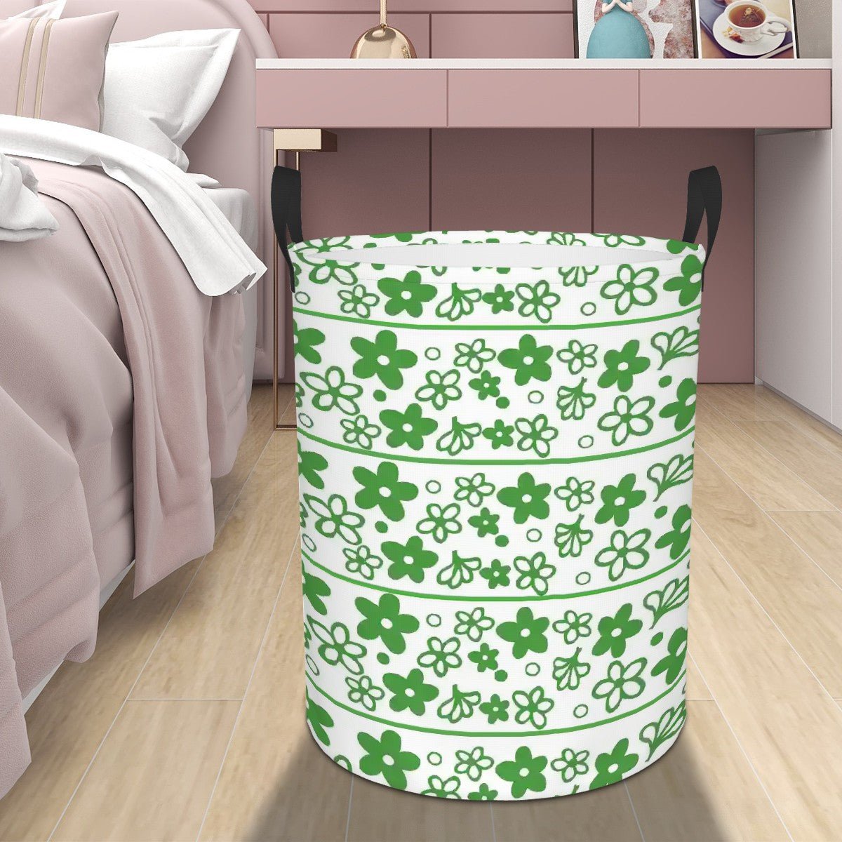 Kate McEnroe New York Pyrex Crazy Daisy Laundry Basket, Spring Blossom HamperLaundry BasketsVLX96taZnH