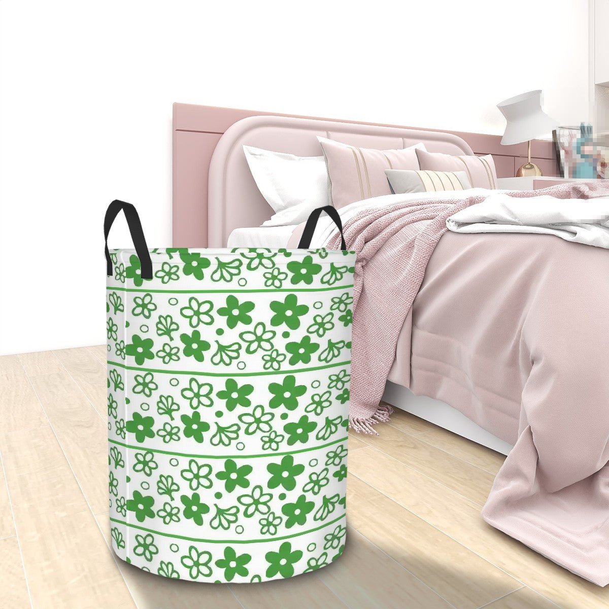 Kate McEnroe New York Pyrex Crazy Daisy Laundry Basket, Spring Blossom HamperLaundry BasketsVLX96taZnH