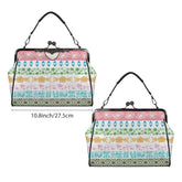 Kate McEnroe New York Pyrex Friendship Inspired Kiss Lock Handbag Retro Kitschy BagCrossbody BagsD3276998
