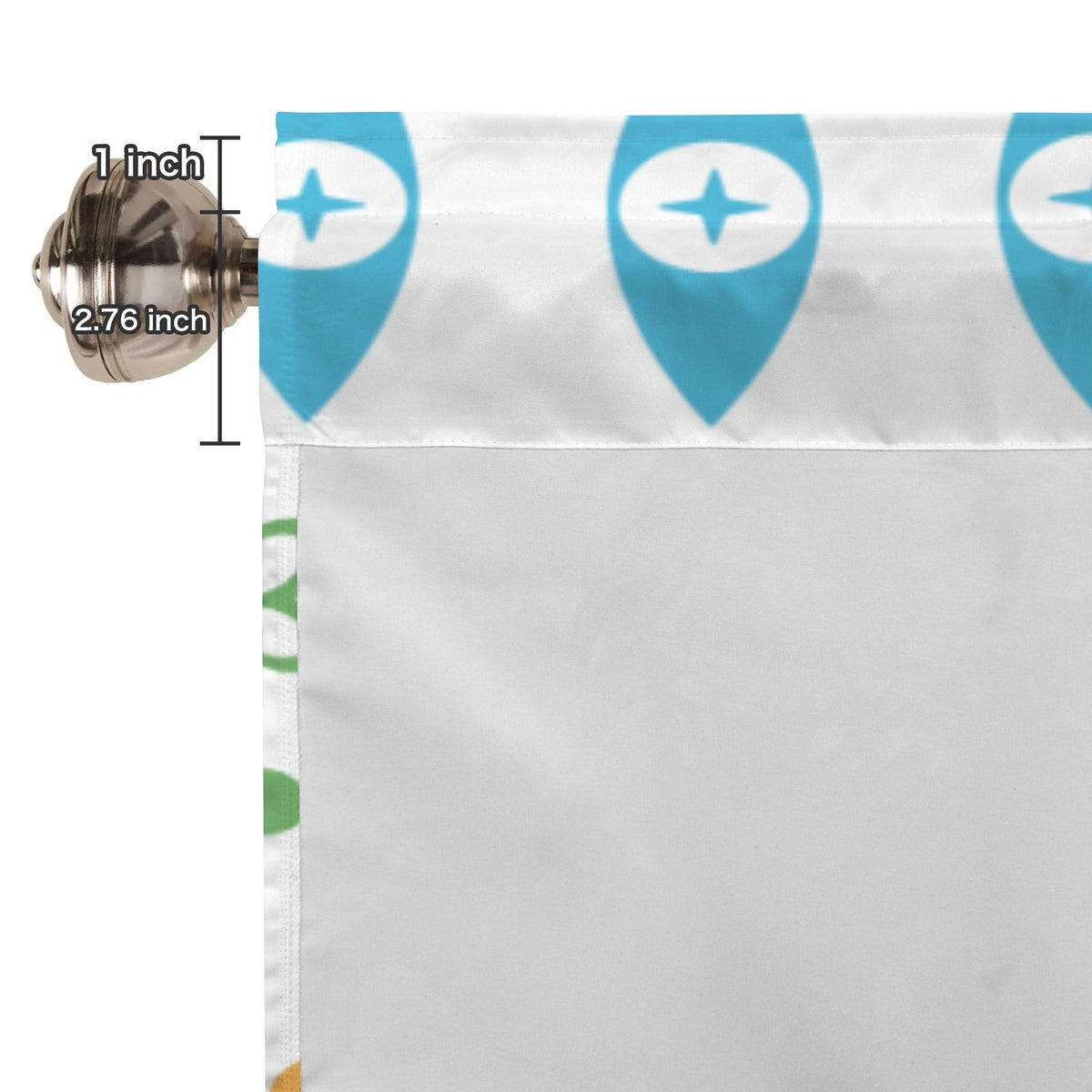 Kate McEnroe New York Pyrex Medley Retro Mid Century Modern Rod Pocket Kitchen ValanceValancesD3468734