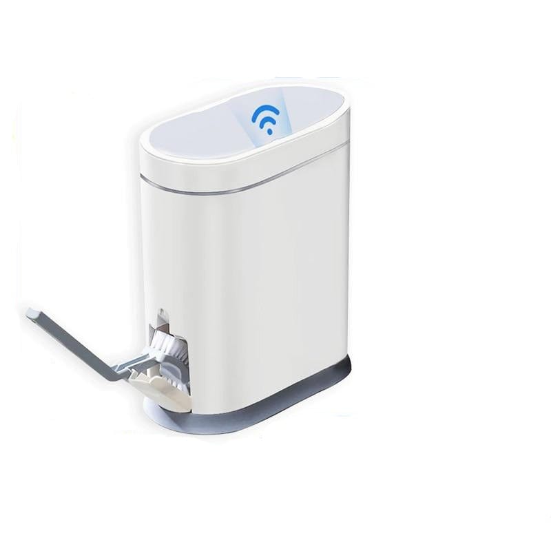 Kate McEnroe New York RegalHomz™ Smart Sensor Trash Can With Brush Trash Cans &amp; Wastebaskets 47433550-with-brush-china