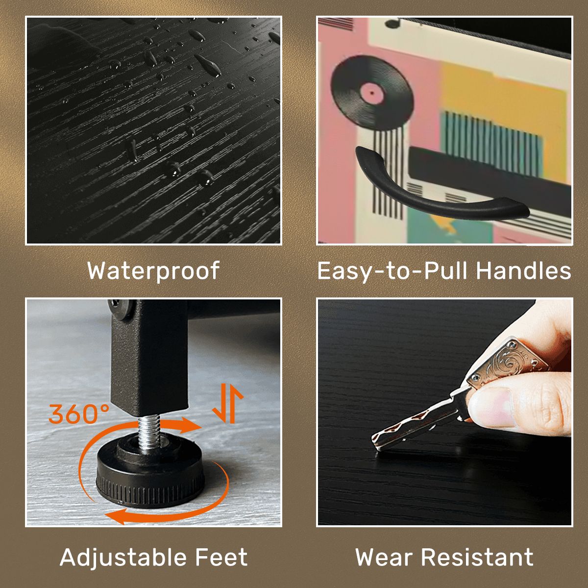 Kate McEnroe New York Retro 1950s Atomic Mid Century Modern Vinyl Record DresserDressersctSI5k4gwe