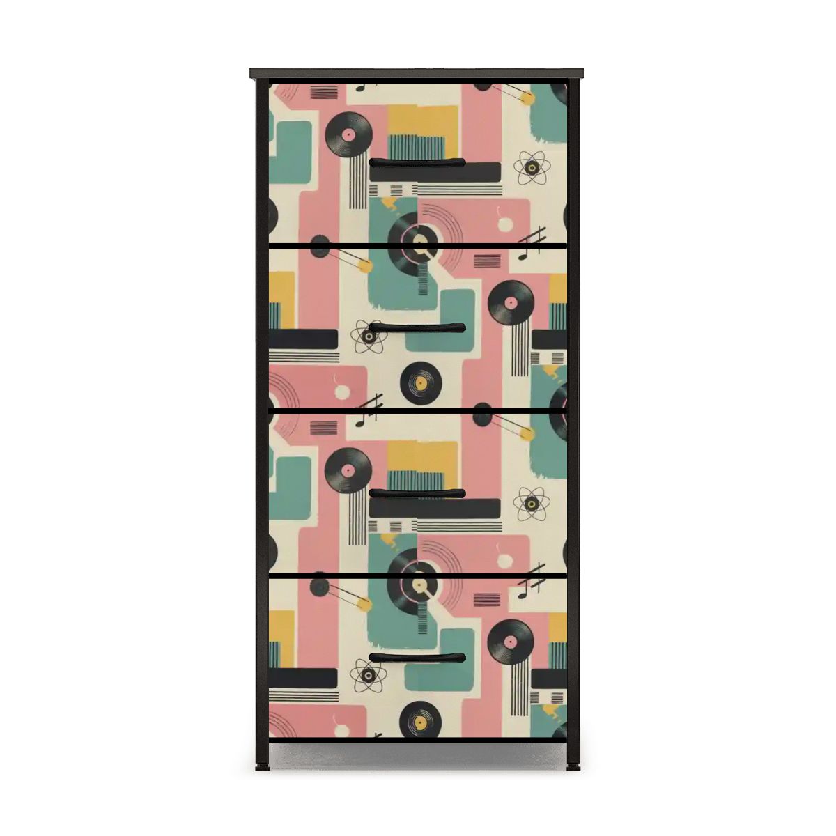 Kate McEnroe New York Retro 1950s Atomic Mid Century Modern Vinyl Record DresserDressersctSI5k4gwe