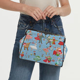 Kate McEnroe New York Retro 1950s Christmas Kisslock Bag Mid Century Holiday PurseCrossbody BagsD3194563