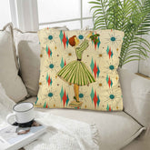 Kate McEnroe New York Retro 1950s Franciscan Diamond Starburst Christmas Decorative Pillow Covers Set of 4Throw Pillow CoversD3231055