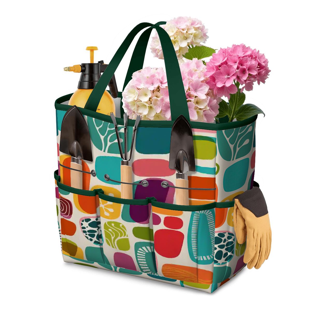Kate McEnroe New York Retro 1950s Mid Century Modern Amoeba Abstract Garden Tool BagGarden Tool Bag3jqpedwZaE