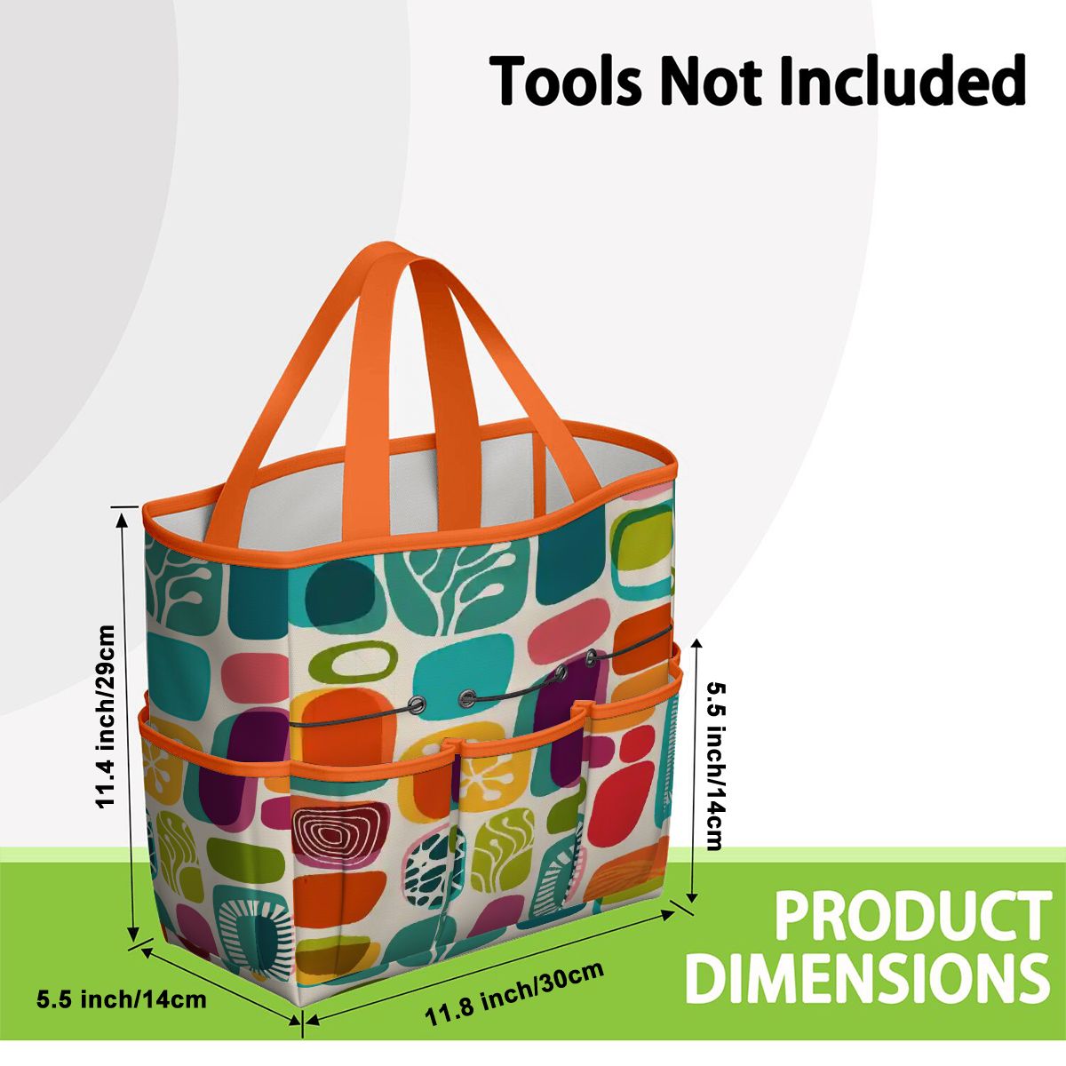 Kate McEnroe New York Retro 1950s Mid Century Modern Amoeba Abstract Garden Tool BagGarden Tool BagtNOmms3UZ4