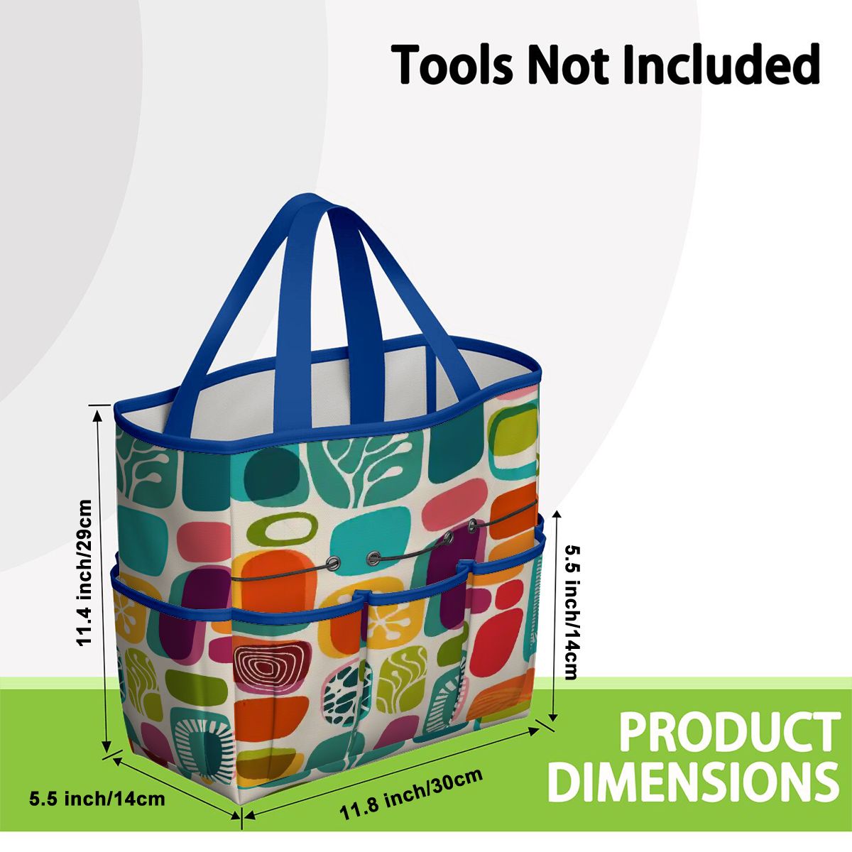 Kate McEnroe New York Retro 1950s Mid Century Modern Amoeba Abstract Garden Tool BagGarden Tool BagtNOmms3UZ4