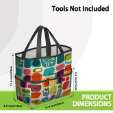 Kate McEnroe New York Retro 1950s Mid Century Modern Amoeba Abstract Garden Tool BagGarden Tool BagtNOmms3UZ4