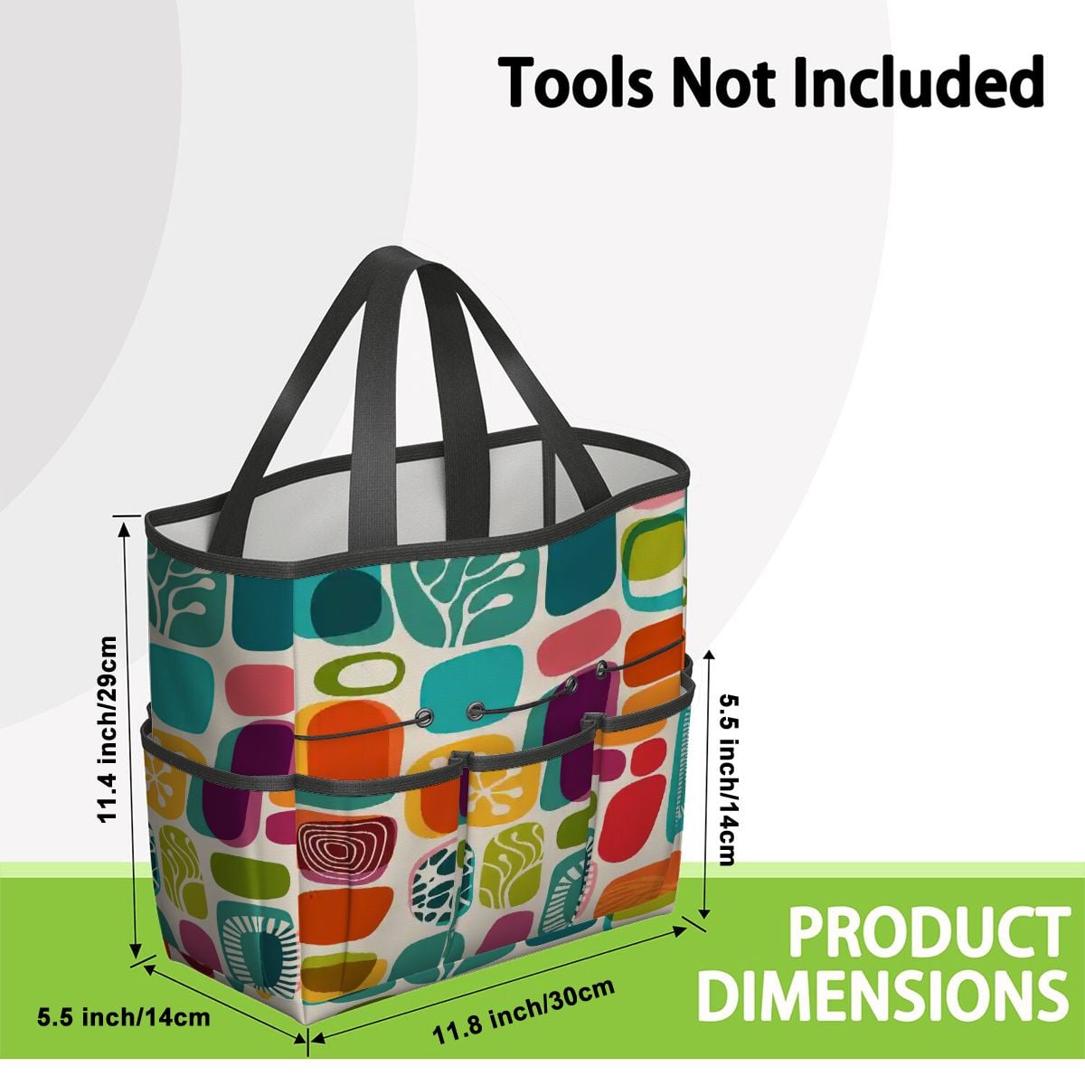 Kate McEnroe New York Retro 1950s Mid Century Modern Amoeba Abstract Garden Tool BagGarden Tool BagtNOmms3UZ4