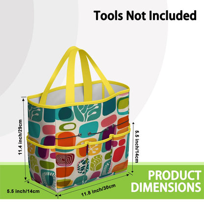 Kate McEnroe New York Retro 1950s Mid Century Modern Amoeba Abstract Garden Tool BagGarden Tool BagtNOmms3UZ4