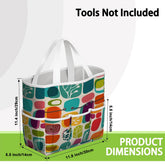 Kate McEnroe New York Retro 1950s Mid Century Modern Amoeba Abstract Garden Tool BagGarden Tool BagtNOmms3UZ4