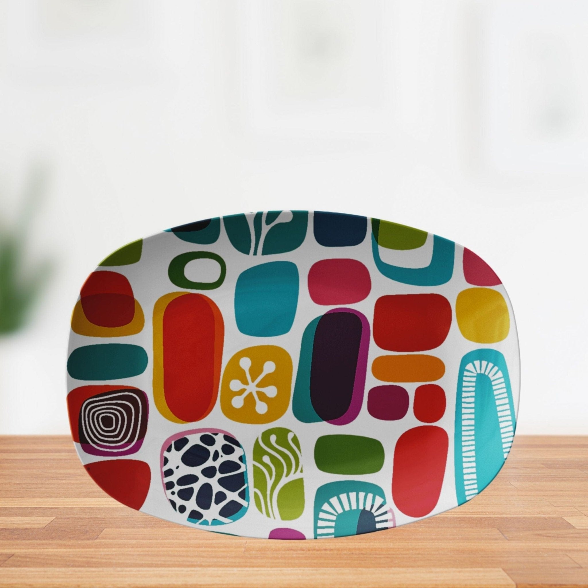 Kate McEnroe New York Retro 1950s Mid Century Modern Amoeba Serving PlatterServing PlattersP21 - AMO - EBA - 23