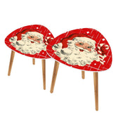 Kate McEnroe New York Retro 1950s Santa Mid Century Modern Nesting TablesNesting TablessqcfwwoSrT