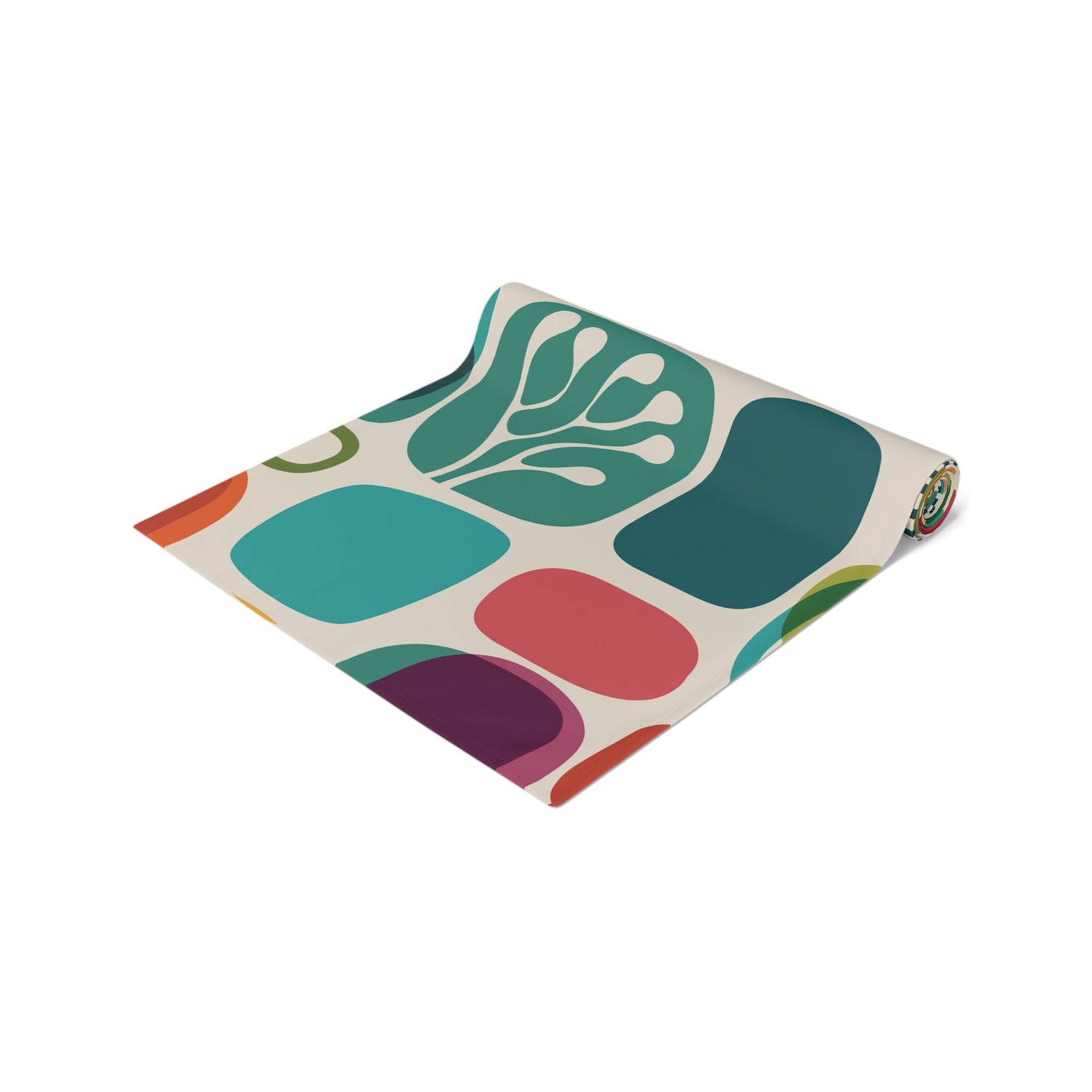 Kate McEnroe New York Retro 1960s Mid Century Modern Amoeba Table RunnerTable Runners30074952026431622977