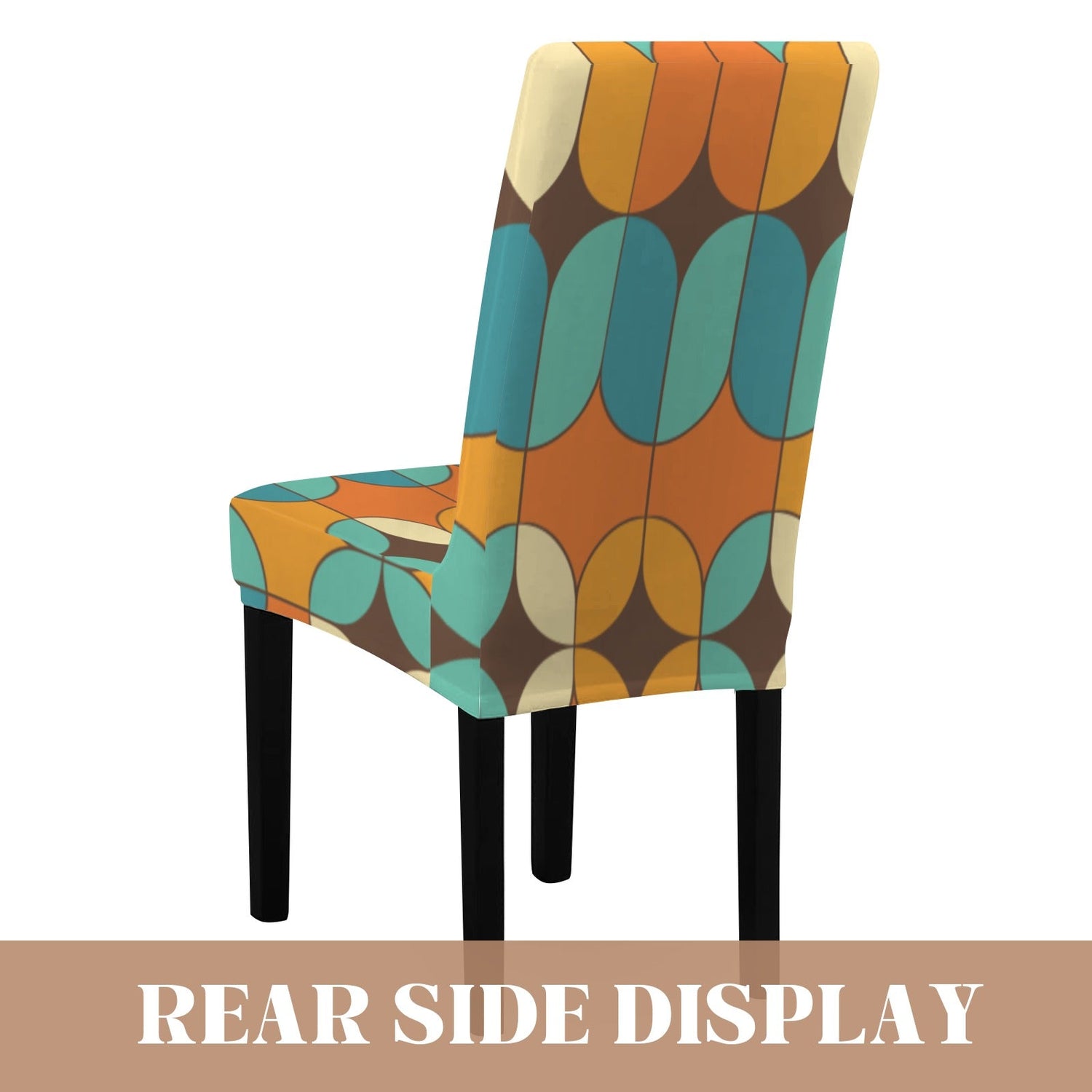 Kate McEnroe New York Retro 1960s Mod Geometric Dining Chair SlipcoversChair SlipcoversD3232999
