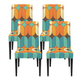 Kate McEnroe New York Retro 1960s Mod Geometric Dining Chair SlipcoversChair SlipcoversD3233003