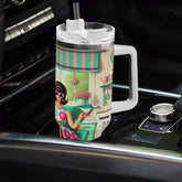 Kate McEnroe New York Retro 50s Atomic Cat Kitschy Housewife 40oz Travel TumblerTumblersNO5ZG30W-1