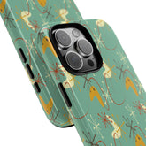 Kate McEnroe New York Retro 50s Atomic Starburst Mid Century Modern iPhone Tough CasePhone Cases15051429190726811293