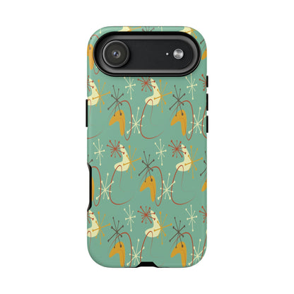 Kate McEnroe New York Retro 50s Atomic Starburst Mid Century Modern iPhone Tough CasePhone Cases22106189632722910147