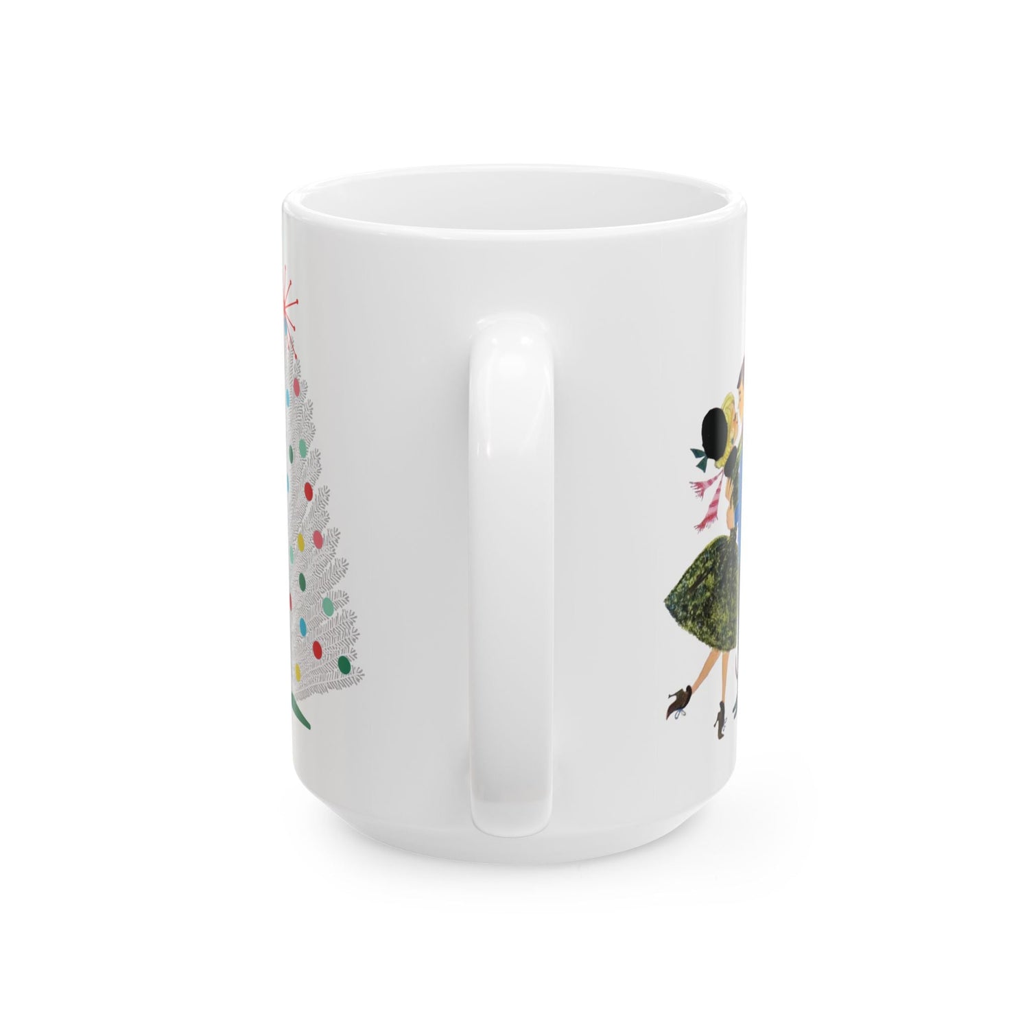 Kate McEnroe New York Retro 50s Christmas Mug Mid Century Modern Kitsch Holiday DrinkwareMugs14900756272535067623