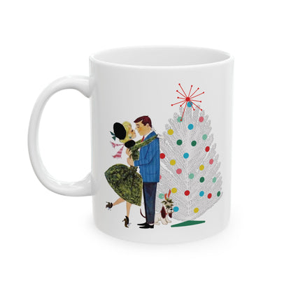 Kate McEnroe New York Retro 50s Christmas Mug Mid Century Modern Kitsch Holiday DrinkwareMugs14900756272535067623