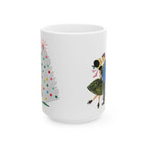 Kate McEnroe New York Retro 50s Christmas Mug Mid Century Modern Kitsch Holiday DrinkwareMugs14900756272535067623
