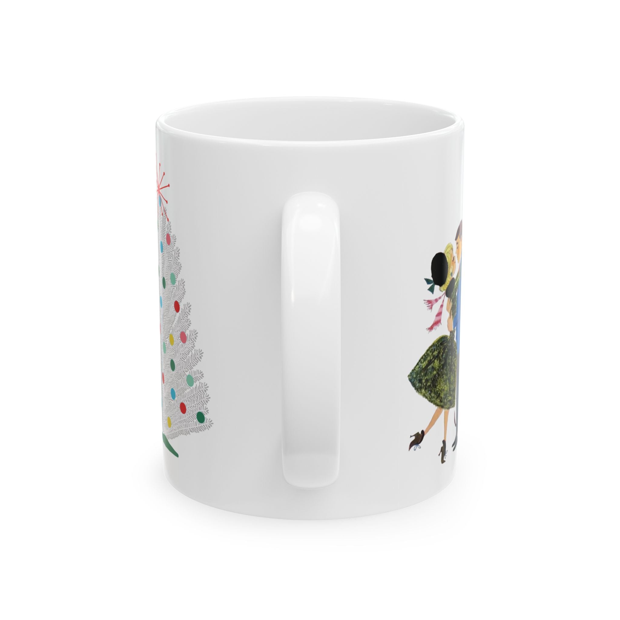 Kate McEnroe New York Retro 50s Christmas Mug Mid Century Modern Kitsch Holiday DrinkwareMugs14900756272535067623