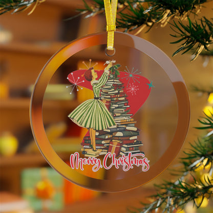 Kate McEnroe New York Retro 50s Christmas Ornament Mid Century Modern Kitsch Book Lover DecorOrnaments19453662034630610678