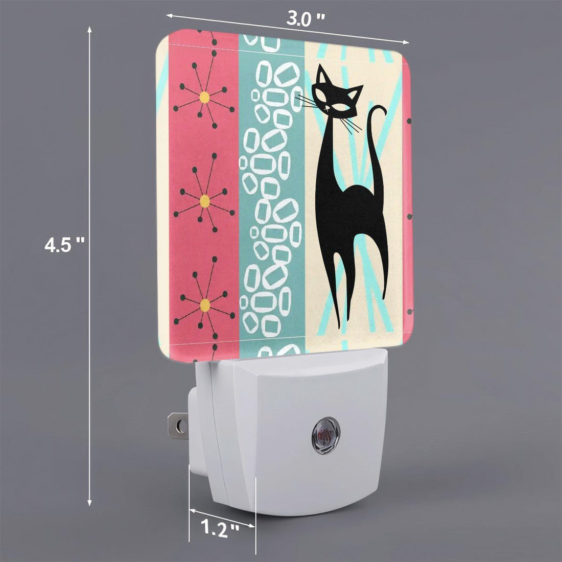 Kate McEnroe New York Retro 50s Kitsch Atomic Cat Starburst Mid Century Modern Night LightsNight LightsqCQedlfsee