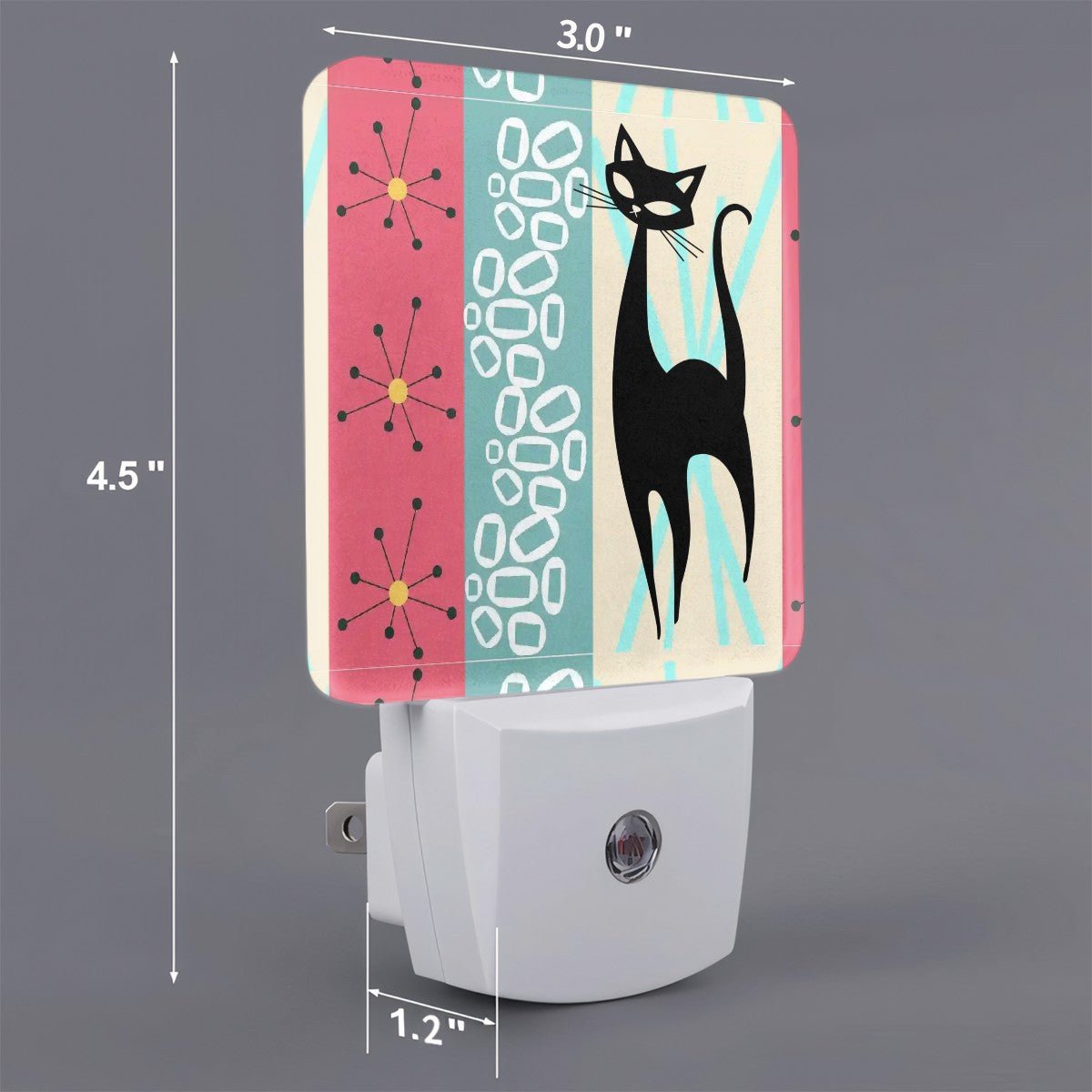 Kate McEnroe New York Retro 50s Kitsch Atomic Cat Starburst Mid Century Modern Night LightsNight LightsqCQedlfsee