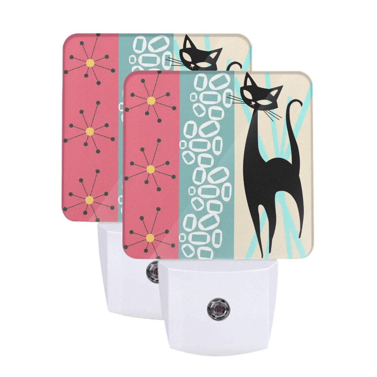 Kate McEnroe New York Retro 50s Kitsch Atomic Cat Starburst Mid Century Modern Night LightsNight LightsqCQedlfsee