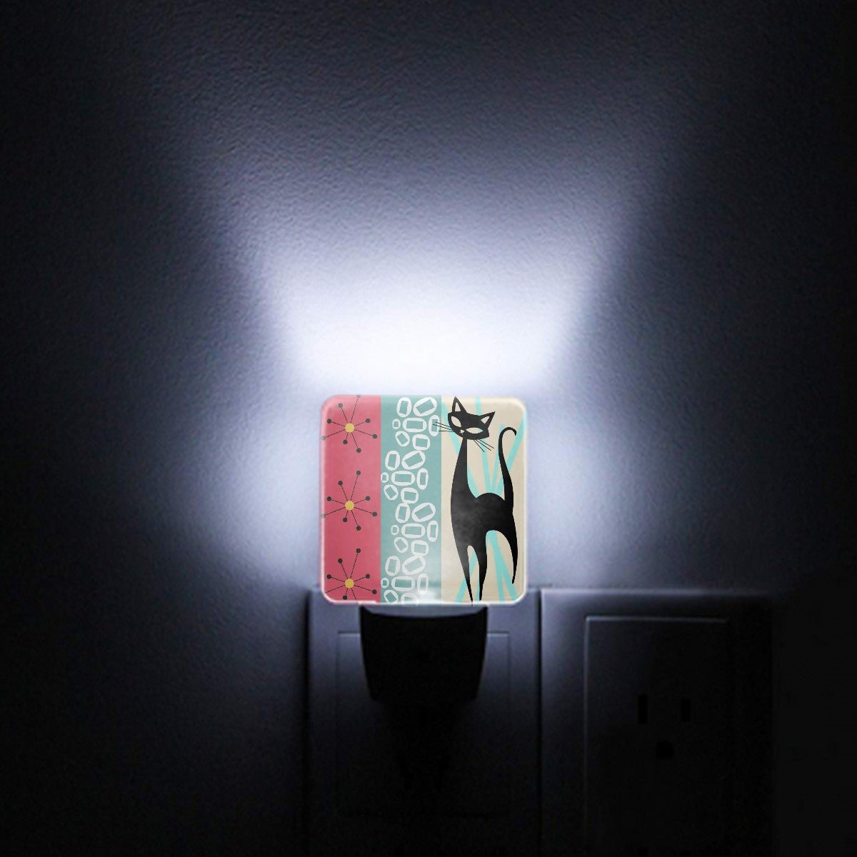 Kate McEnroe New York Retro 50s Kitsch Atomic Cat Starburst Mid Century Modern Night LightsNight LightsqCQedlfsee