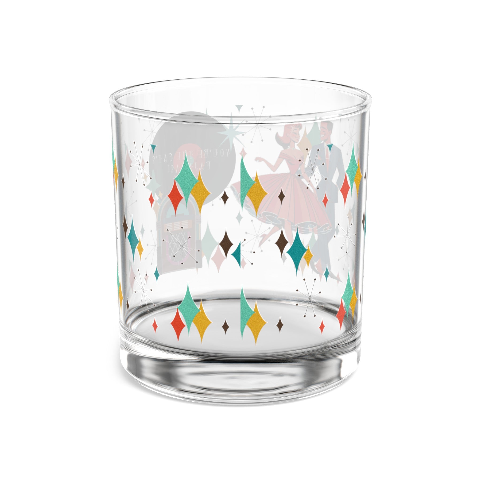 Kate McEnroe New York Retro 50s Kitschy Couple Mid Century Modern 10oz Rocks GlassCocktail Glasses48629018426669902857