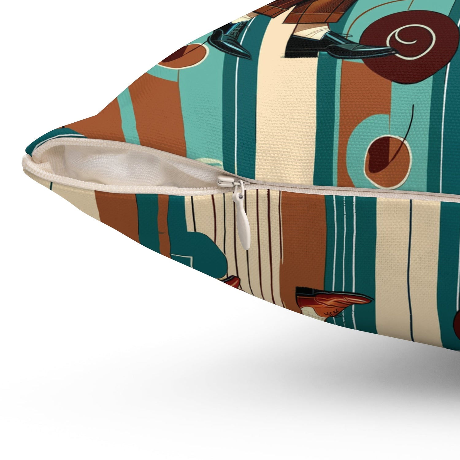 Kate McEnroe New York Retro 50s Lounge Gents Mid Century Modern Dapper Dudes Throw PillowThrow Pillows14628415204119090519