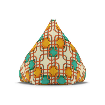 Kate McEnroe New York Retro 50s Mid Mod Geometric Bean Bag Chair CoverBean Bag Chair Covers15575803544528892171