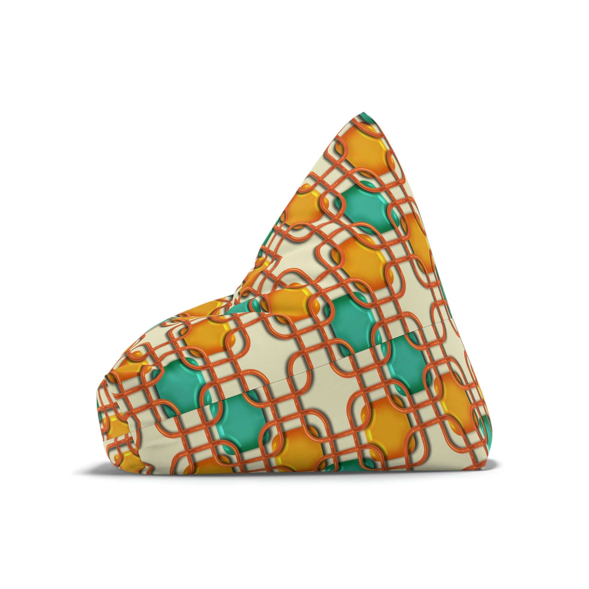 Kate McEnroe New York Retro 50s Mid Mod Geometric Bean Bag Chair CoverBean Bag Chair Covers15575803544528892171