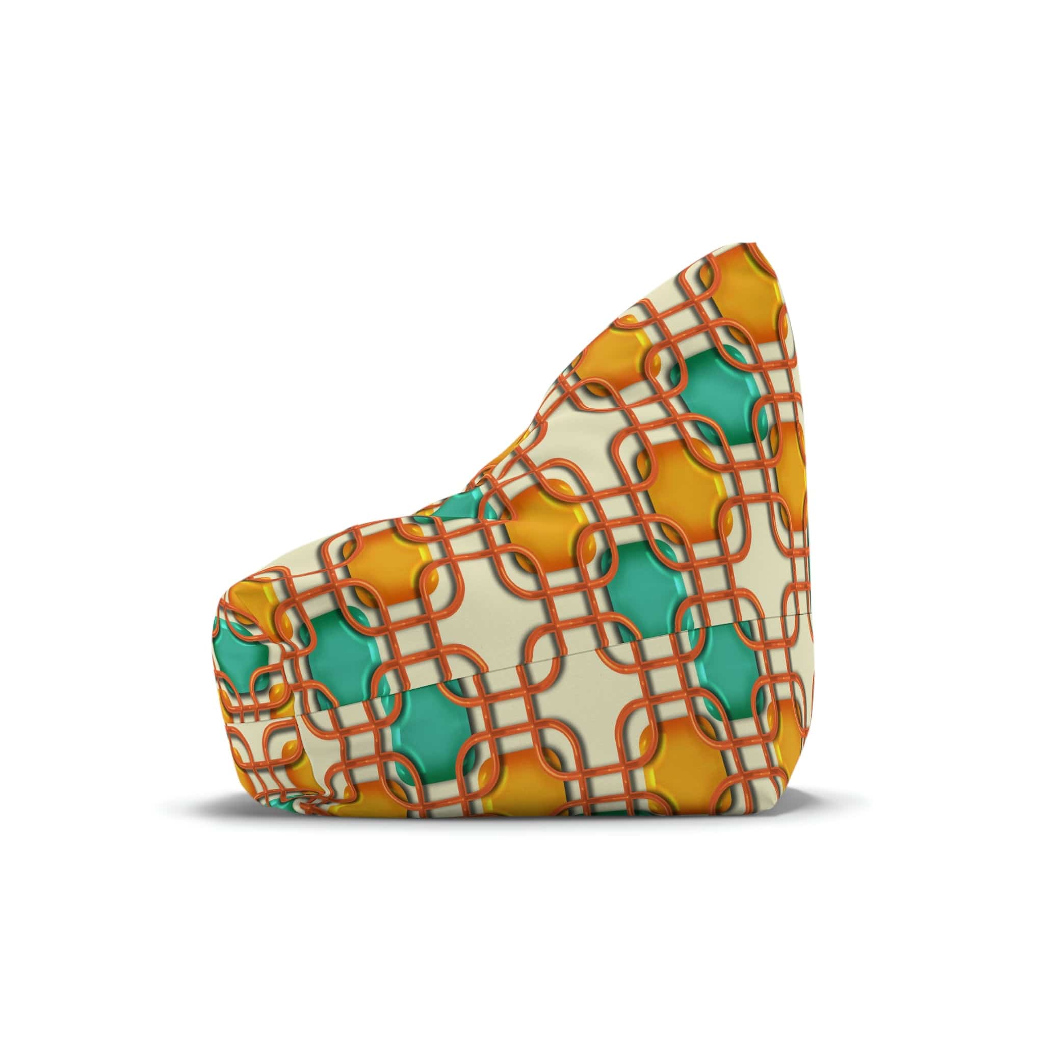 Kate McEnroe New York Retro 50s Mid Mod Geometric Bean Bag Chair CoverBean Bag Chair Covers18788987074268371807