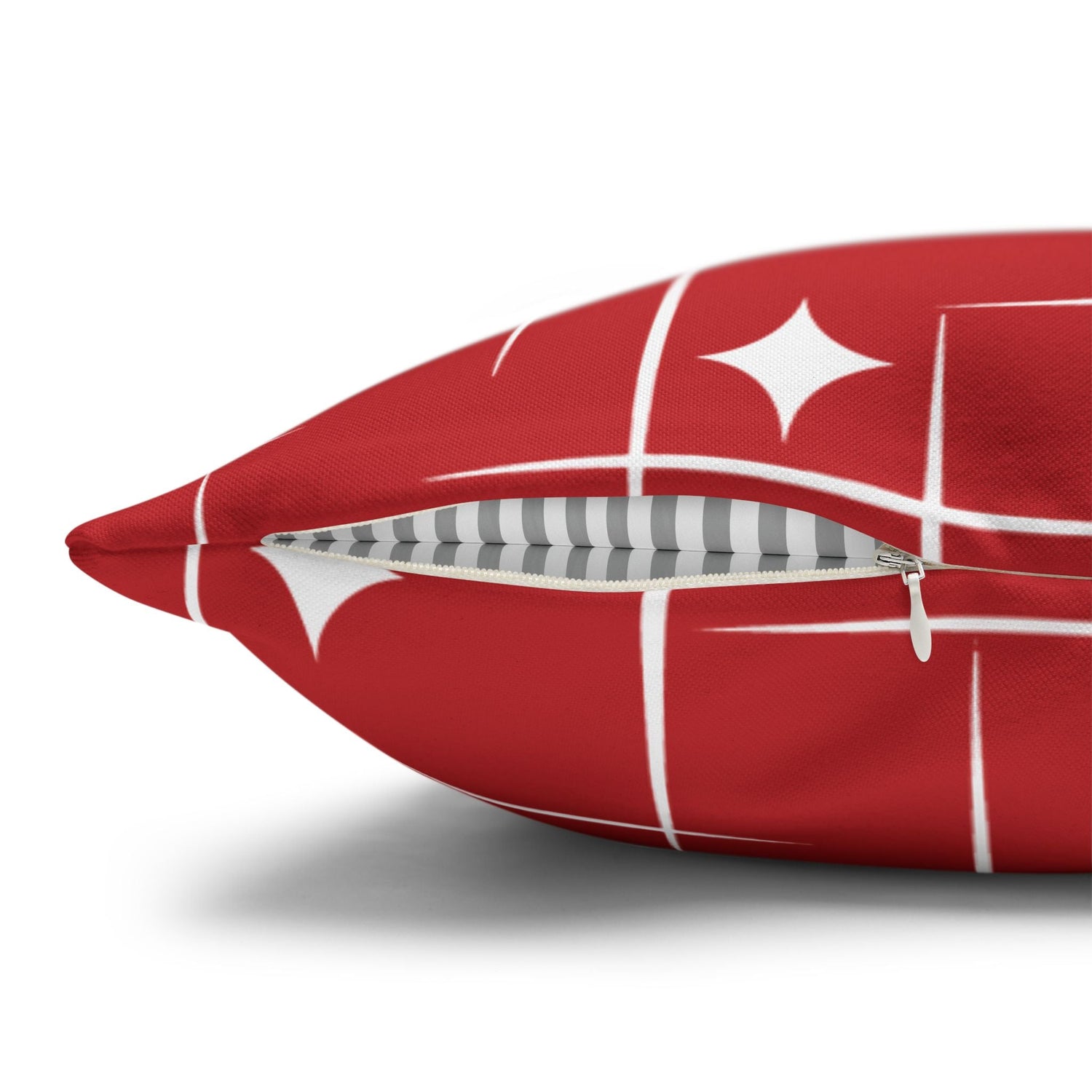 Kate McEnroe New York Retro 50s Santa Throw Pillow Cover, Mid Century Christmas Kitsch AccentThrow Pillow Covers16030949872601180356